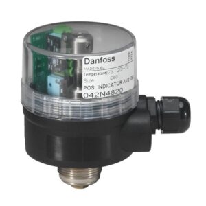 Danfoss Wskaźnik pozycji zaworu AV210B 042N4820 – precyzyjny wskaźnik pozycji dla zaworów przemysłowych, zapewniający dokładne monitorowanie i kontrolę położenia. Solidna konstrukcja, niezawodność oraz szerokie zastosowanie w systemach automatyki.