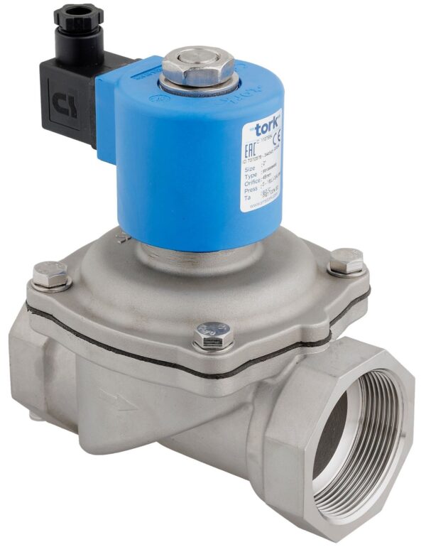 Zawory ze stali nierdzewnej AISI 316 do mediów agresywnych.