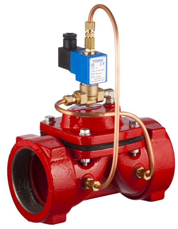 Zawór elektromagnetyczny z pełnym otworem serii S10.