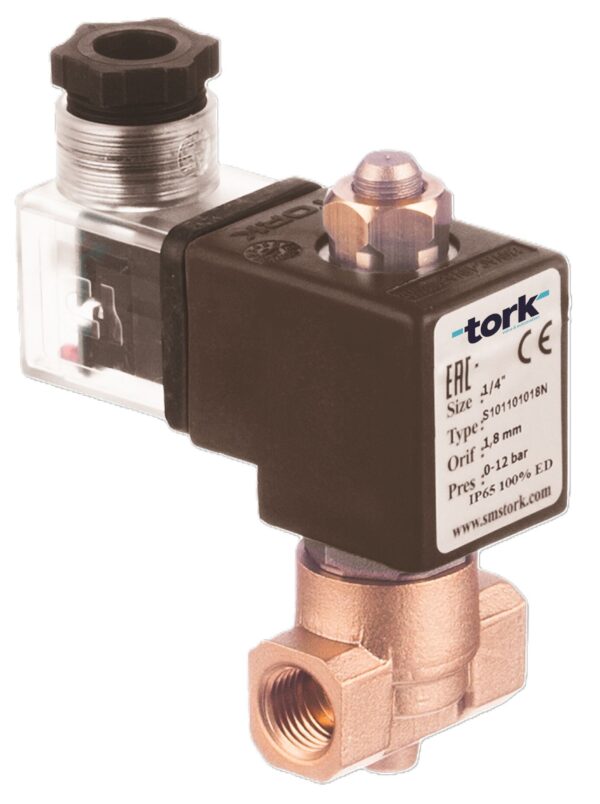 Zawór elektromagnetyczny do pary niskoparametowej serii S20.