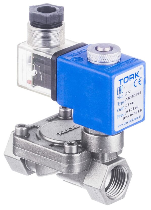 Zawory ze stali nierdzewnej AISI 316 do mediów agresywnych.