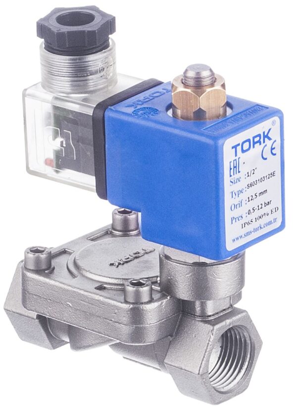 Zawory ze stali nierdzewnej AISI 316 do mediów agresywnych.